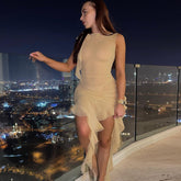 Fringe Sexy Sleeveless Tank Dress